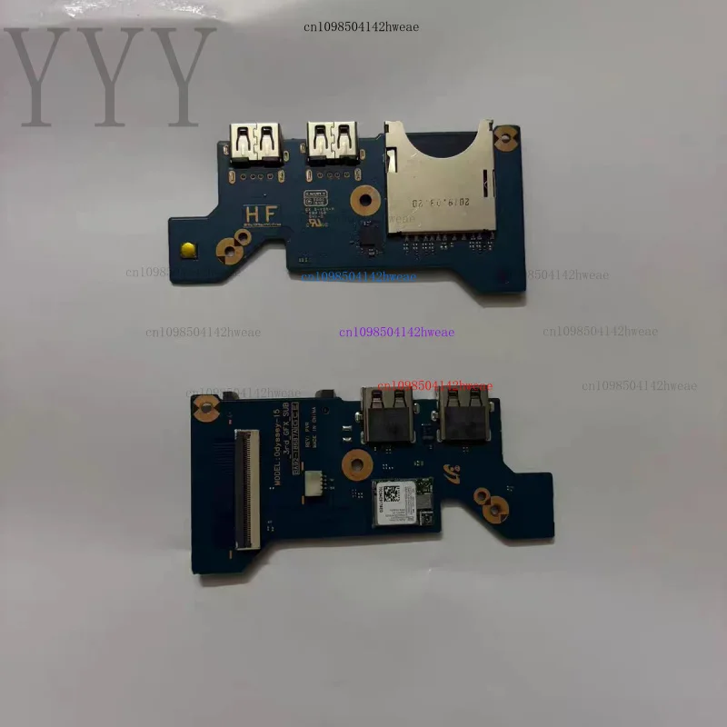 Prueba para Samsung np800g5h 800g5h botón de encendido USB WLAN placa BA92-17796A gtx1060