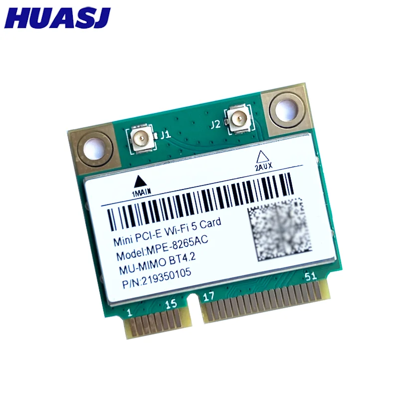 AC8265 Adaptador de red de tarjeta WIFI mini PC-E de doble banda 2,4G/5G 8265HMW BT4.2 8265 para Win 7/8/10/11 - imagen 2