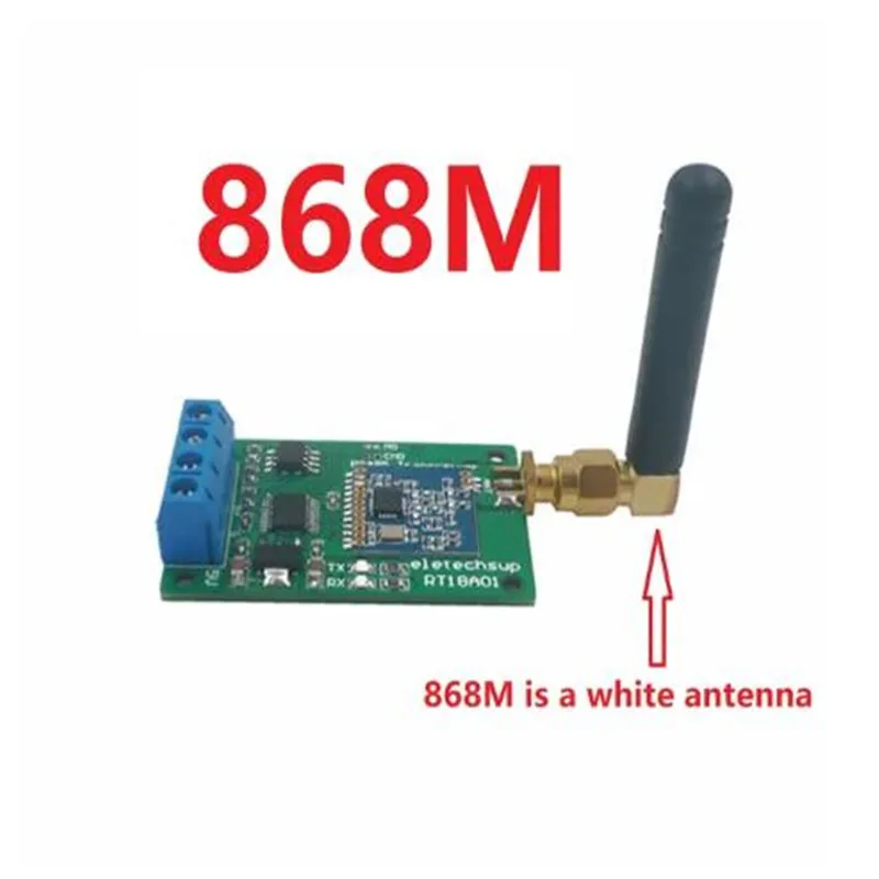 Transceptor inalámbrico RT18A01 RS485, repetidor 485, control maestro-esclavo, 433M, 868M, módulo FSK Uhf - imagen 2