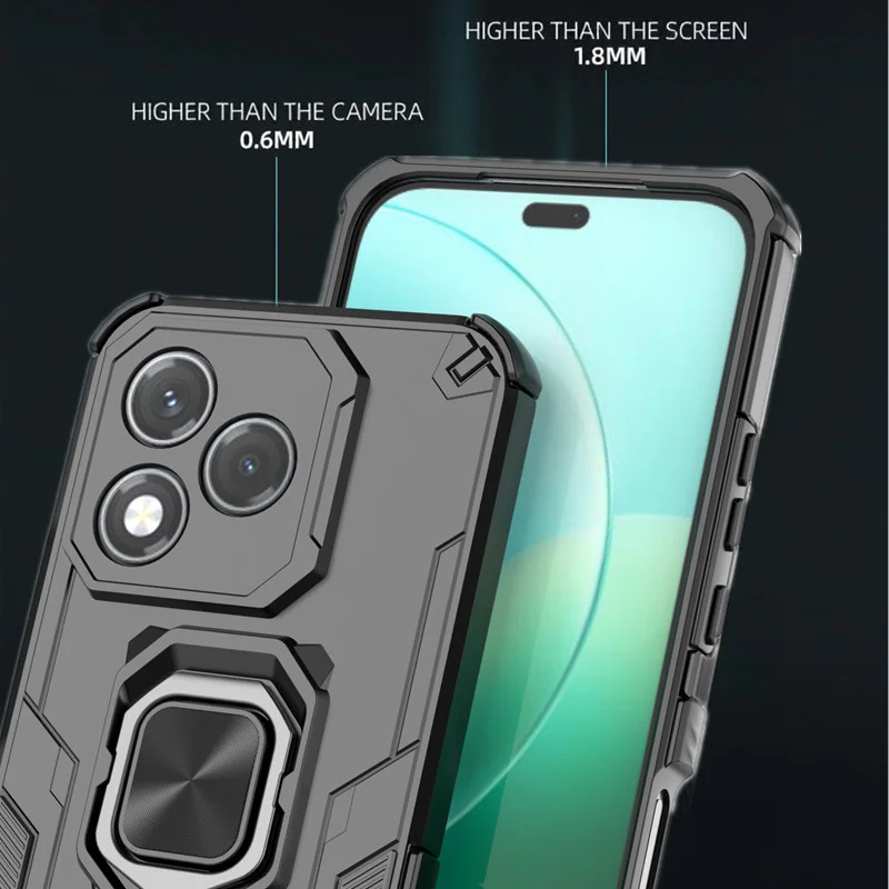 Funda protectora de lente con soporte para Honor 400 Lite 400 Pro 5G, funda con anillo, soporte magnético, Fundas Coque - imagen 4