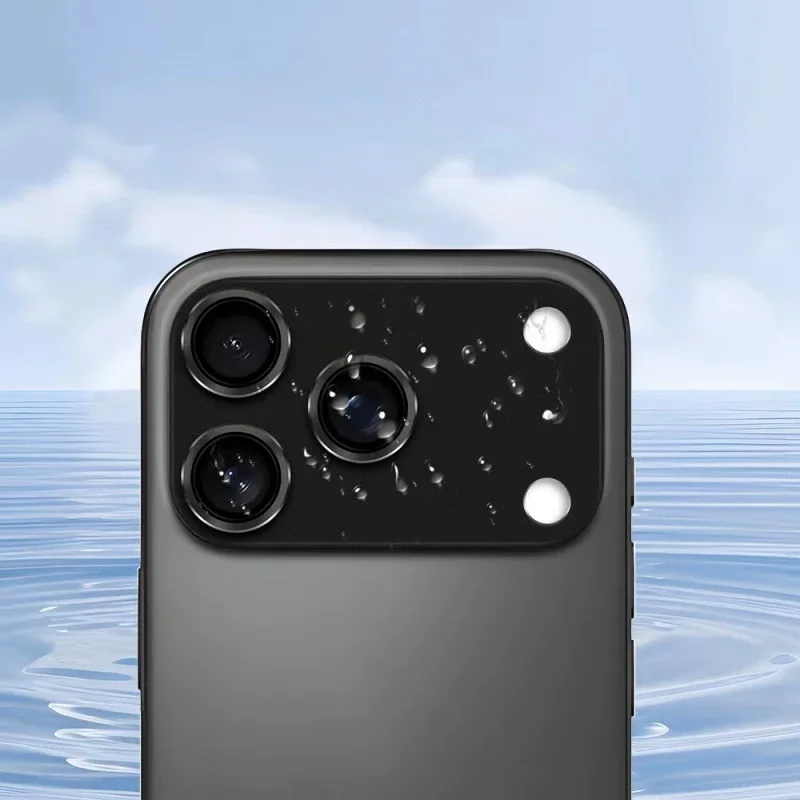 Cámara de armadura de Metal resistente Ultra HD, película protectora trasera de cubierta completa para IPhone 17 Pro Max 17Pro, tapa antihuellas de Color oficial - imagen 5