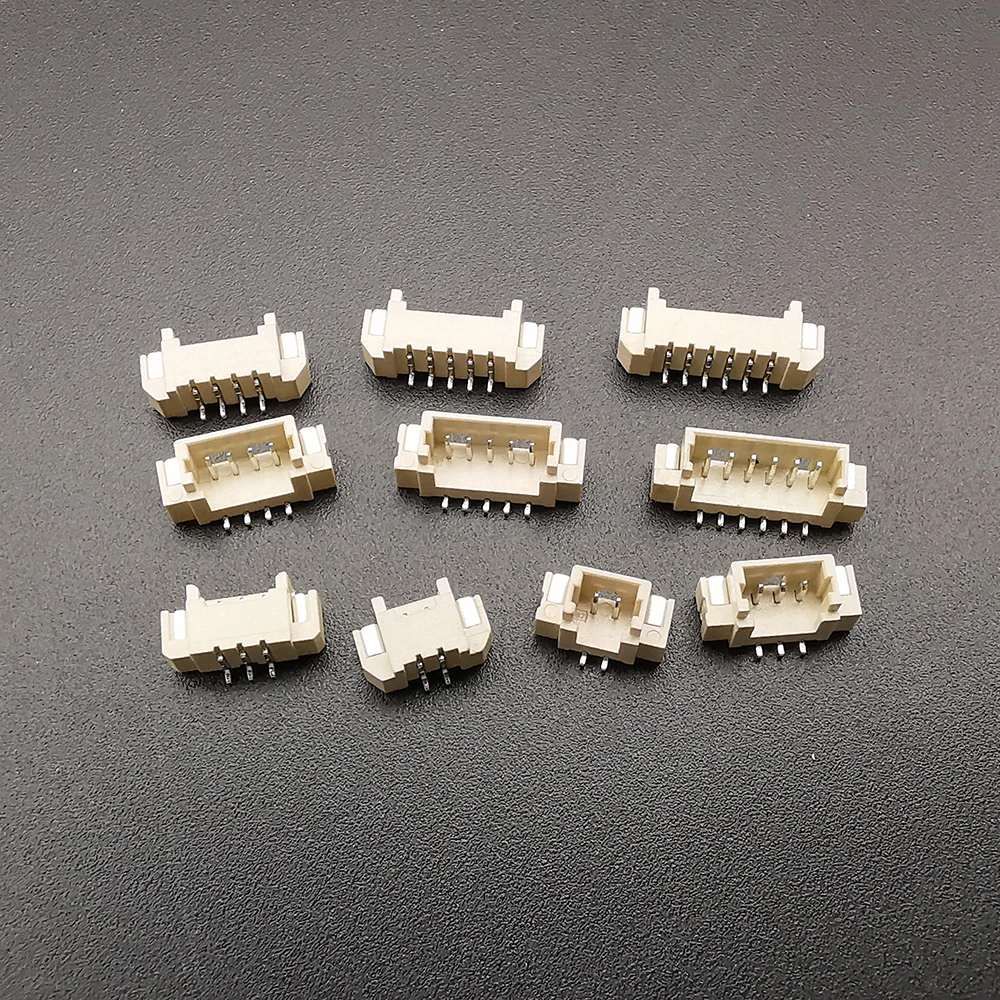 10/50 Uds SH/JST/ZH/PH/XH paso 1,0mm 1,25mm 1,5mm 2,0mm 2,54mm 2/3/4/5/6Pin conector de cabezal de Pin macho Vertical Horizontal - imagen 4