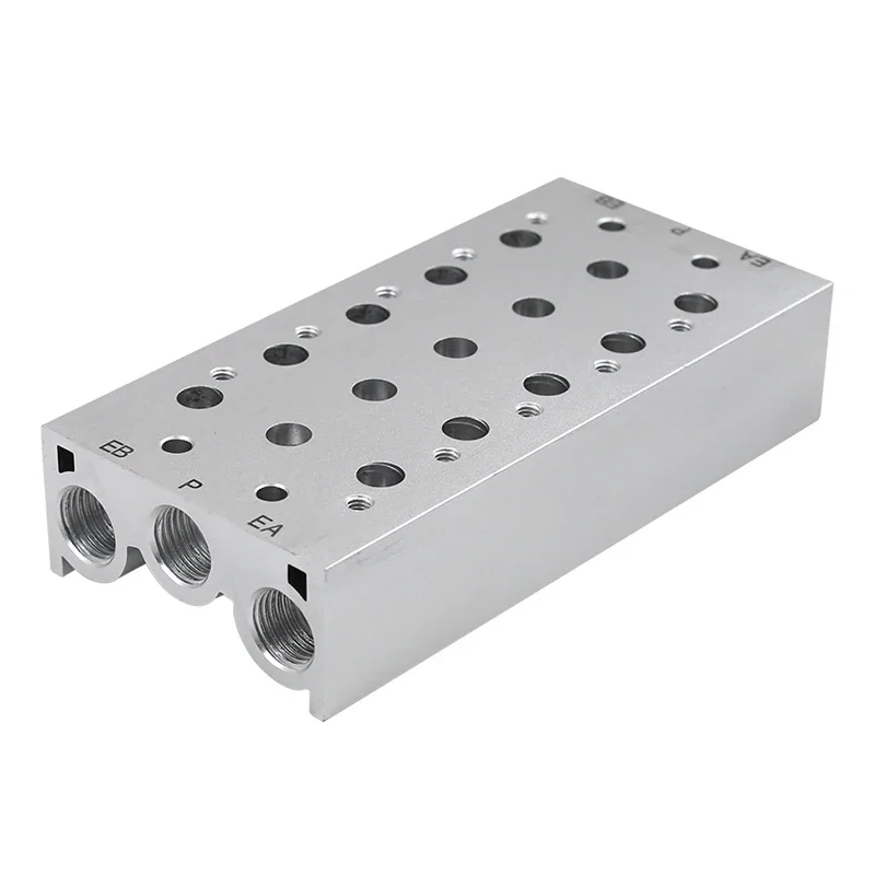 Válvulas solenoides SY3120 SY5120 SY7120, colector de escape de aire SS5Y5- 2F/3F/4F/5F/6F/7F, estación de válvula de Base neumática con juntas - imagen 5