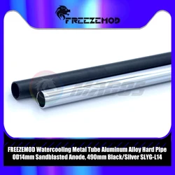 FREEZEMOD Tubo Rígido Refrigeración Agua Aluminio Anodizado OD14 490mm