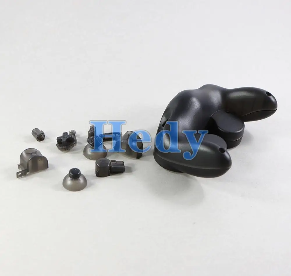 1 Juego para controlador NGC, carcasa frontal y trasera de repuesto con botón ABXY L R Z Dpad para mango Gamecube - imagen 4