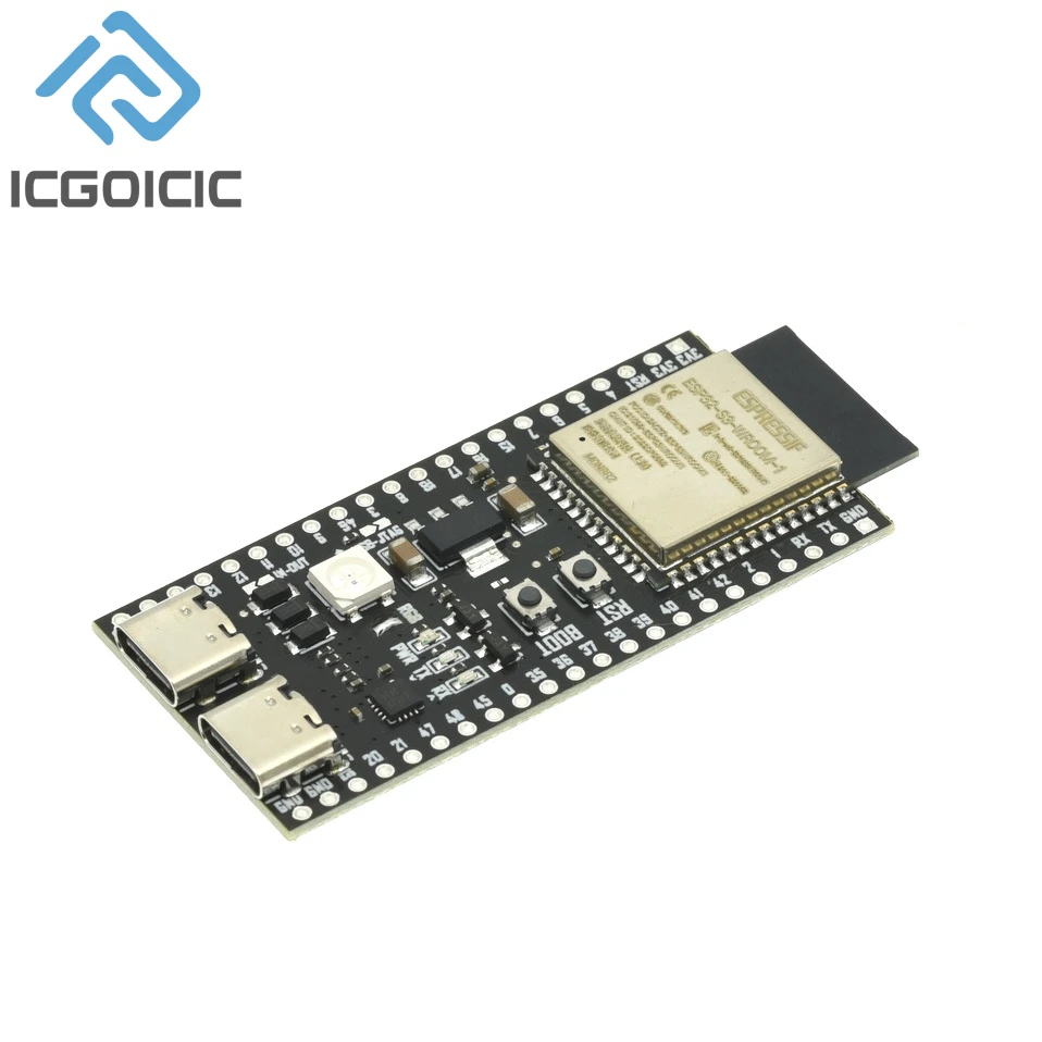 ESP32-S3-DevKitC-1 WiFi + Bluetooth compatible con Internet de las cosas tipo C Placa de desarrollo Placa central ESP32-S3-WROOM-1 - imagen 4