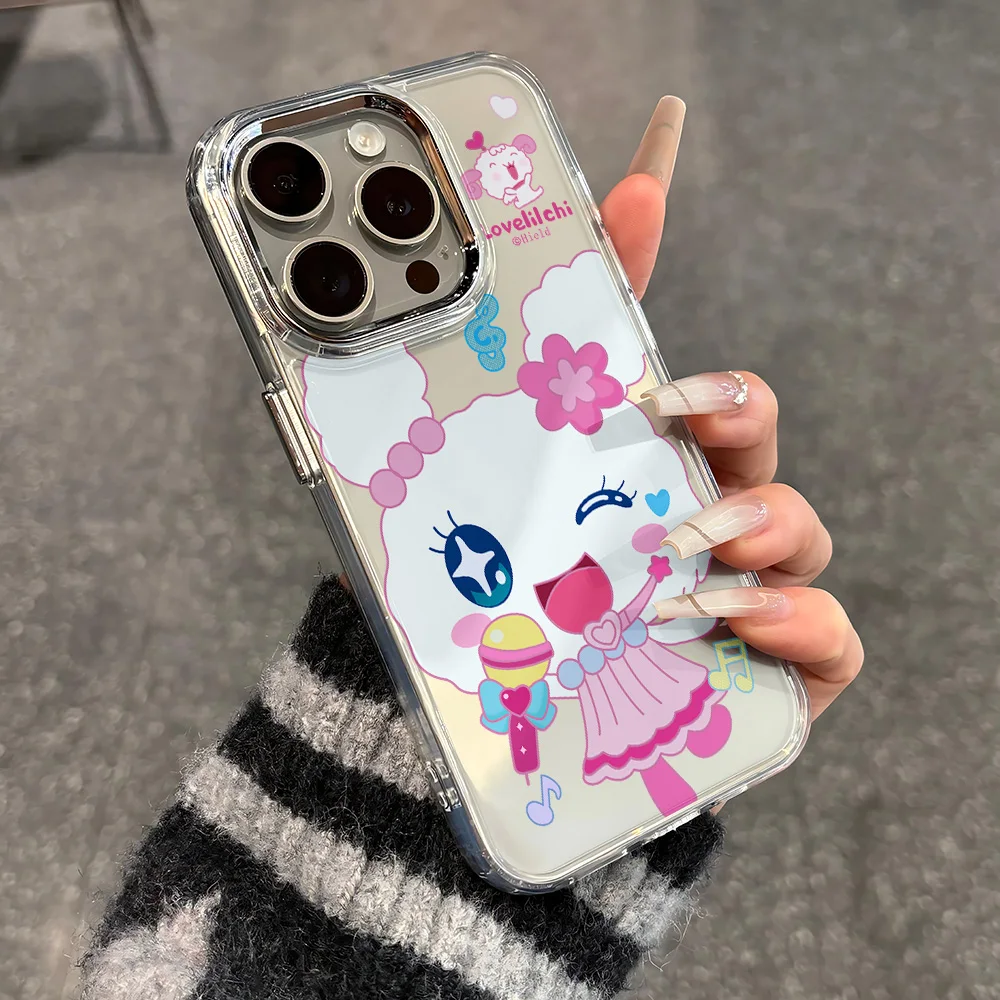 Bonita funda de teléfono Tamagotchi Y2k para Samsung Galaxy S25 S24 S23 S22 S21 S20 Note20 FE Ultra Edge Plus 4G 5G, funda suave transparente - imagen 4