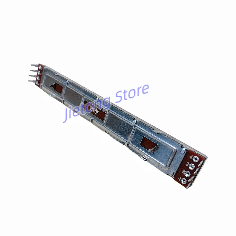 1 unidad de 128mm Foe Behringer X32 mezclador B10K potenciómetro mezclador doble 12,8 CM 8 pines 13MMT potenciómetro deslizante mango en T - imagen 4