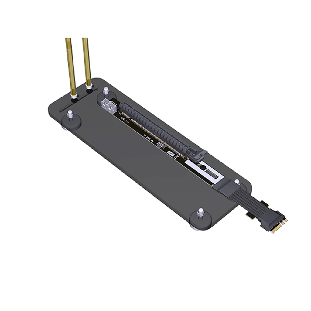 PCIe4.0 x16 PCIe4.0 x1 M.2 WiFi A.E key a x1/x16 Cable de extensión PCI-e 4.0x1 gen4 Cable adaptador con Cable de alimentación SATA 8G/bps - imagen 2
