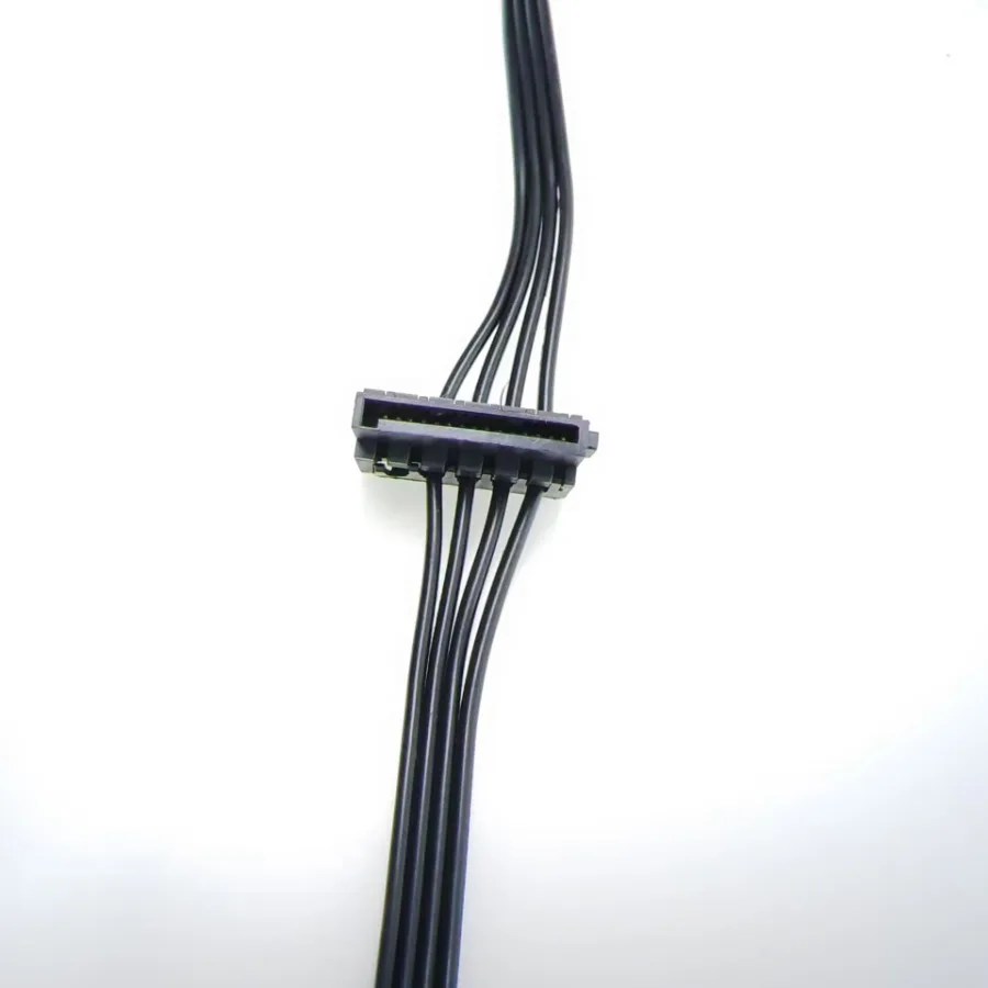 Cable de alimentación de disco duro SATA HDD SSD de 5mm Mini 4 pines a 2 puertos 15 pines para Lenovo M710 M720 M910 M4000S W4095D W2090D W4020D T4900 - imagen 5