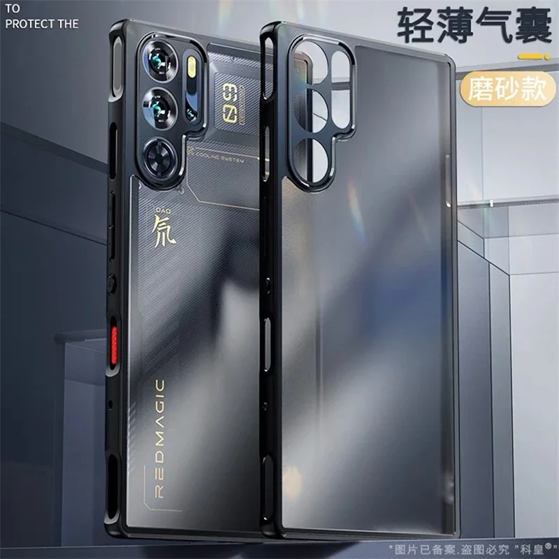 Funda para Red Magic 9S Pro, funda trasera transparente mate para Nubia RedMagic 9 Pro Plus, carcasa protectora para teléfono, parachoques a prueba de golpes - imagen 3