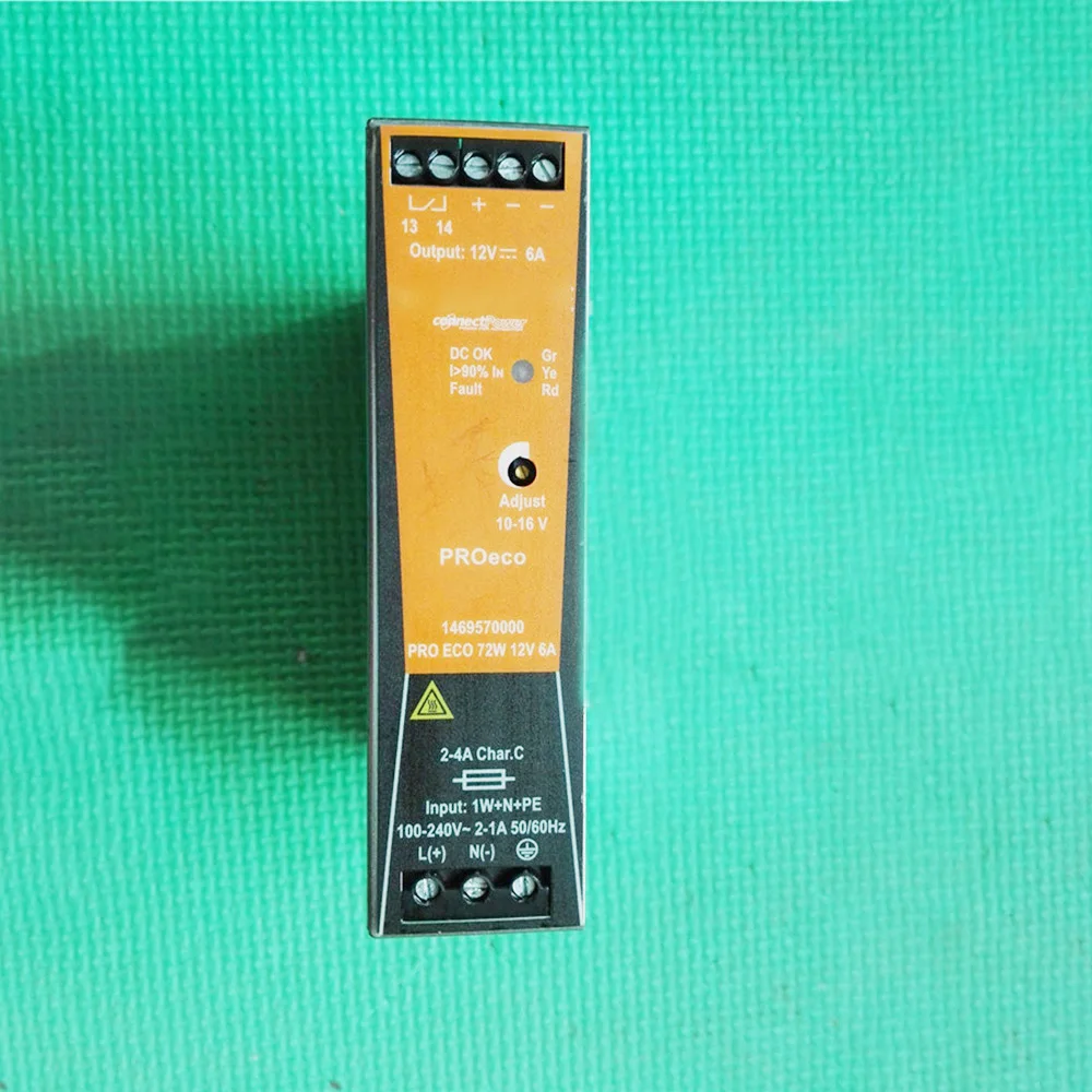 Fuente de alimentación conmutada en riel monofásica 100% probada antes del envío ment 1469570000 PRO ECO 72W 12V 6A - imagen 5