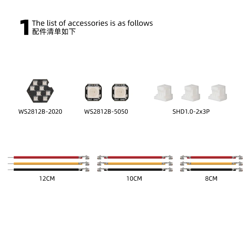 Mollow DIY Voron NeoPixel RGBW Mini botón PCB Leds V2 para Voron2.4 Trident impresora 3D STEALTHBURNER Kit LED - imagen 2