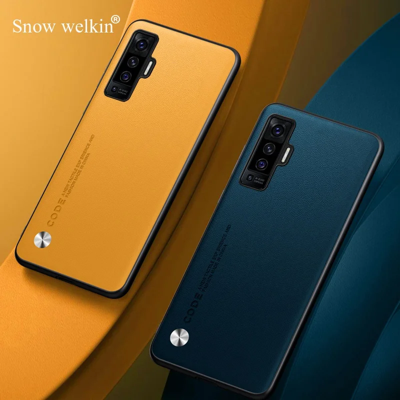 Funda de cuero PU de lujo para Vivo X50 X51 Pro, funda de silicona a prueba de golpes para Vivo X50 Pro Plus, fundas para teléfono - imagen 4