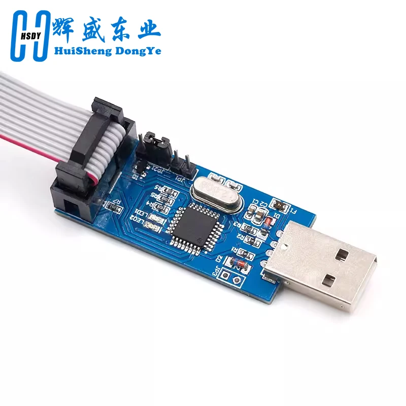 Carcasa de aluminio USBASP USBISP AVR Programador USB ISP USB ASP ATMEGA8 ATMEGA128 Soporte Win7 64 (Color aleatorio) - imagen 3