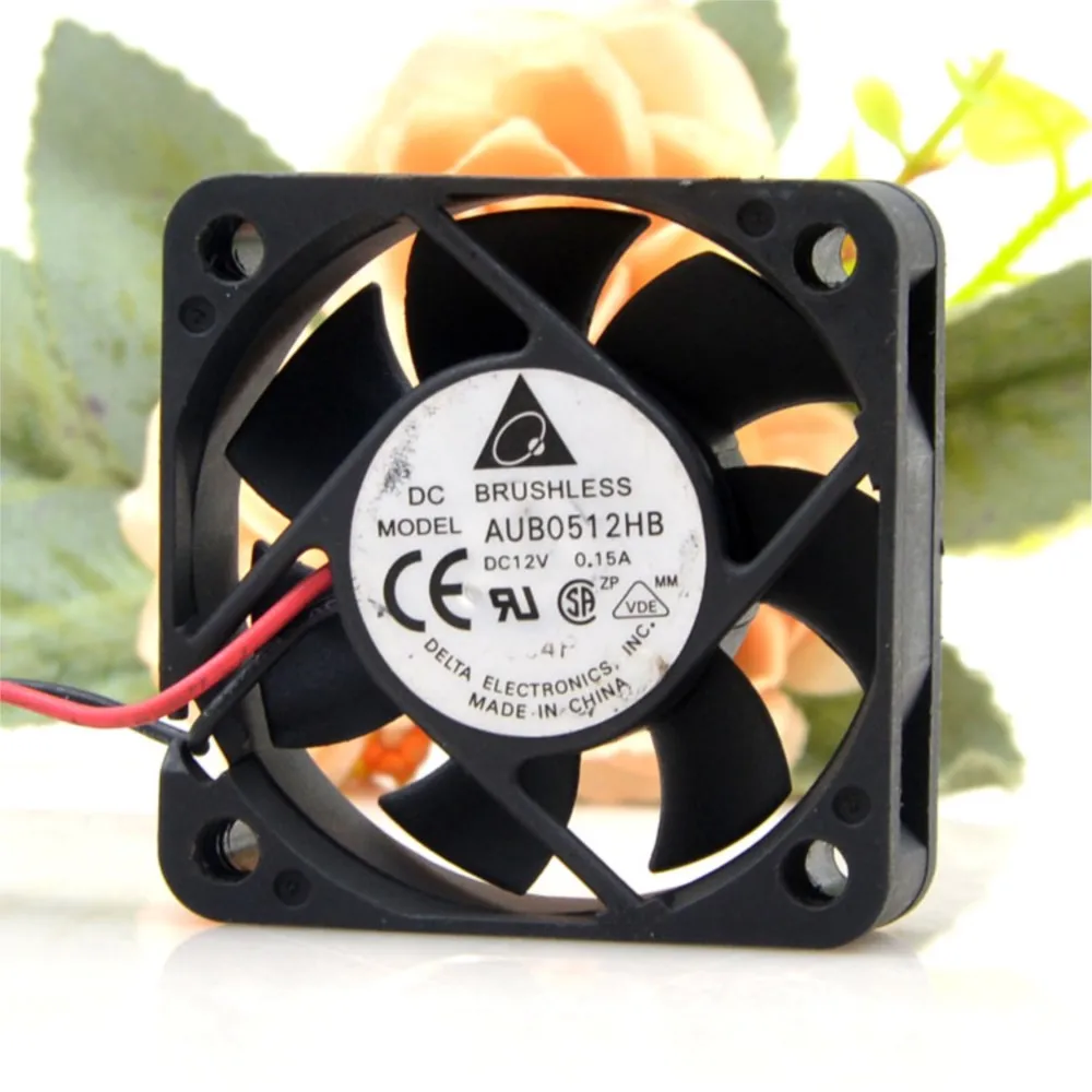 Ventilador axial de 5 cm para Delta AUB0512HB-BU01 12 V 0.17 A 5015 Ventilador de refrigeración de 50 mm para proyectores, 5500 RPM - imagen 3