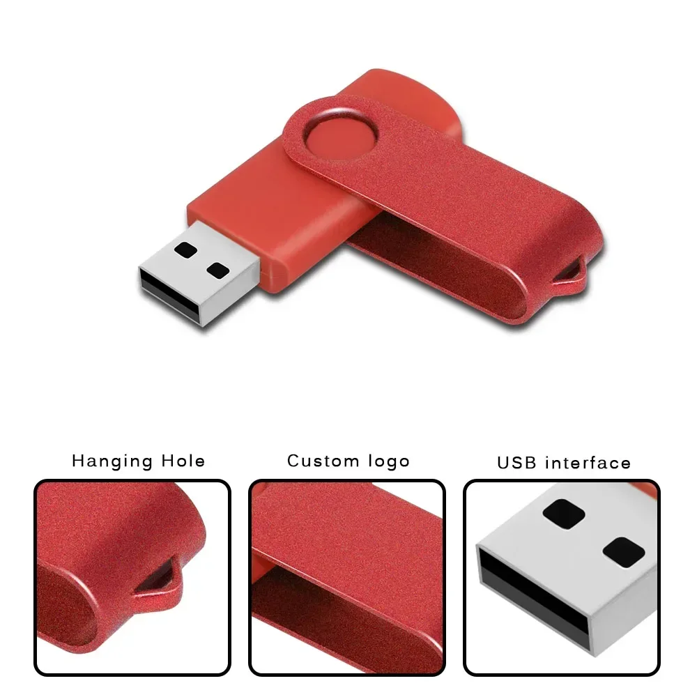 10 unids/lote unidad de lápiz USB de Metal 4GB 8GB 16G Pendrive 32GB 64G memoria Stick logotipo personalizado gratis capacidad Real U disco Cle Usb - imagen 2