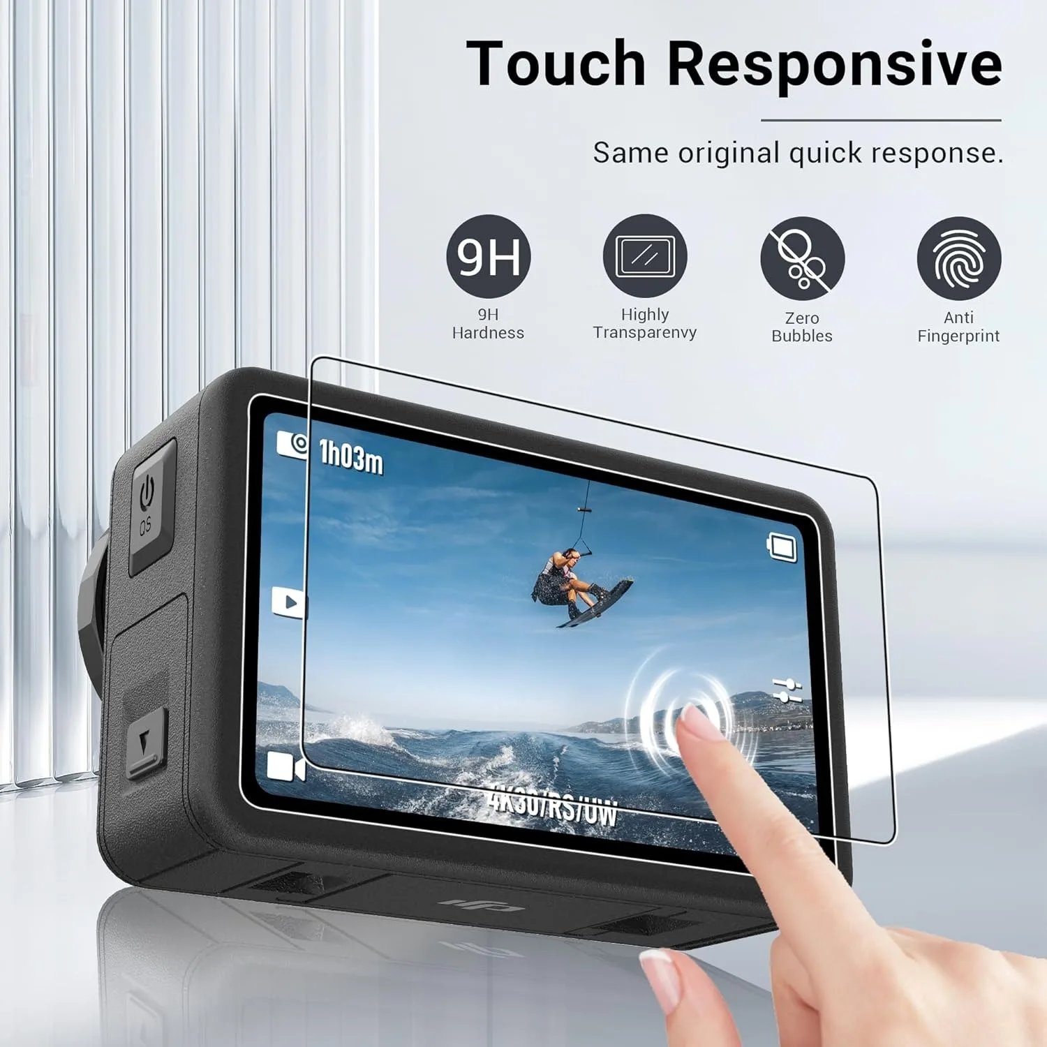 Revestimiento antirreflectante para DJI Osmo Pocket 1 2 3 Action 3 4 5 Pro Protector de pantalla lente frontal trasera AR película accesorios de cámara - imagen 5