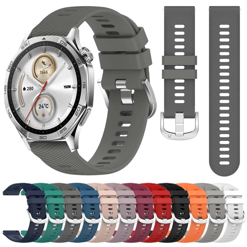 Correa de silicona para reloj Huawei GT 5 Pro, banda de 46mm GT 4 3 2 Pro 46 42mm HONOR Watch 4 Pro GS, pulsera inteligente