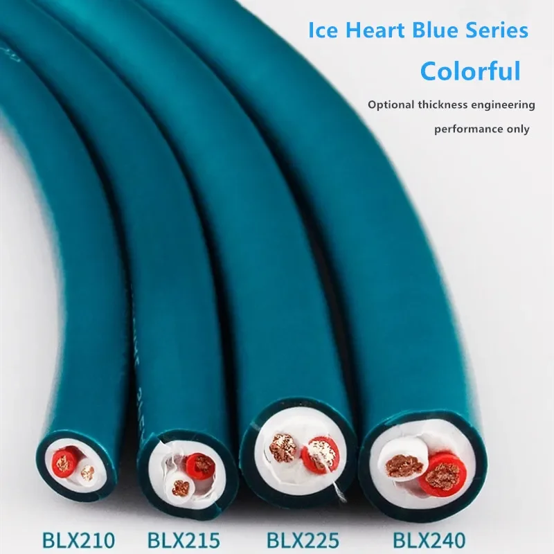 Cable de Audio para altavoz 5N, Cables de cobre sin oxígeno HIFI para amplificadores de cine en casa de coche, cables envolventes, línea de señal de tacto suave DIY