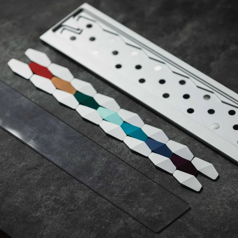 LeleLab-reposamanos a escala de dragón, combinación de aleación acrílica personalizada, Teclado mecánico 65%, reposamuñecas, periférico de juego para Esports de oficina - imagen 4