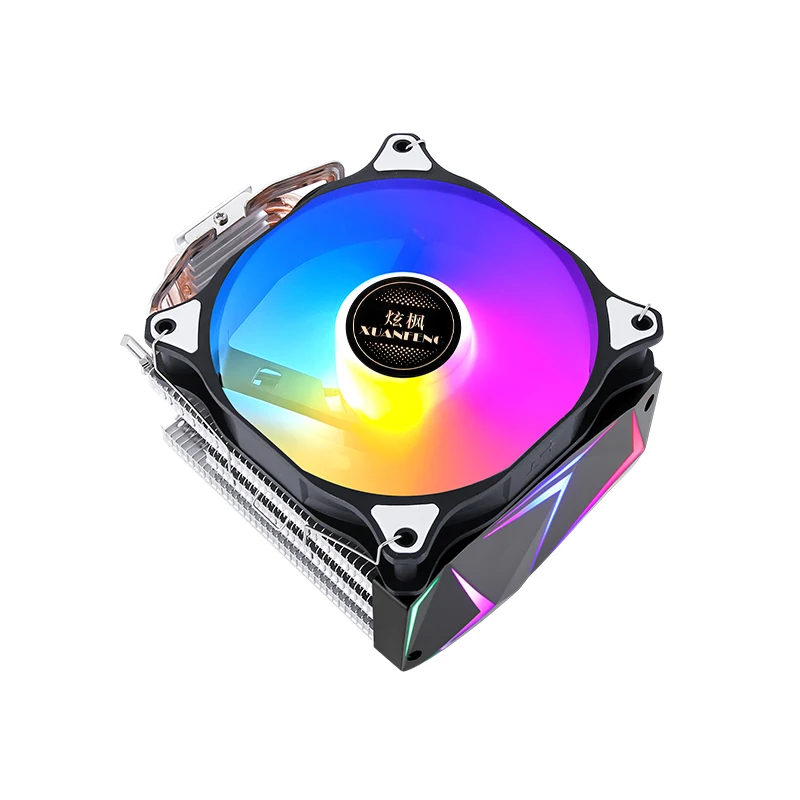 XUANFENG-enfriador de Cpu, ventilador de 120mm, tubo de calor 4/6, equipo de refrigeración de ordenador Compatible con x79/x99/i5/i7/AM4/AM3 LGA2011-3 1200 115X 1700 - imagen 4