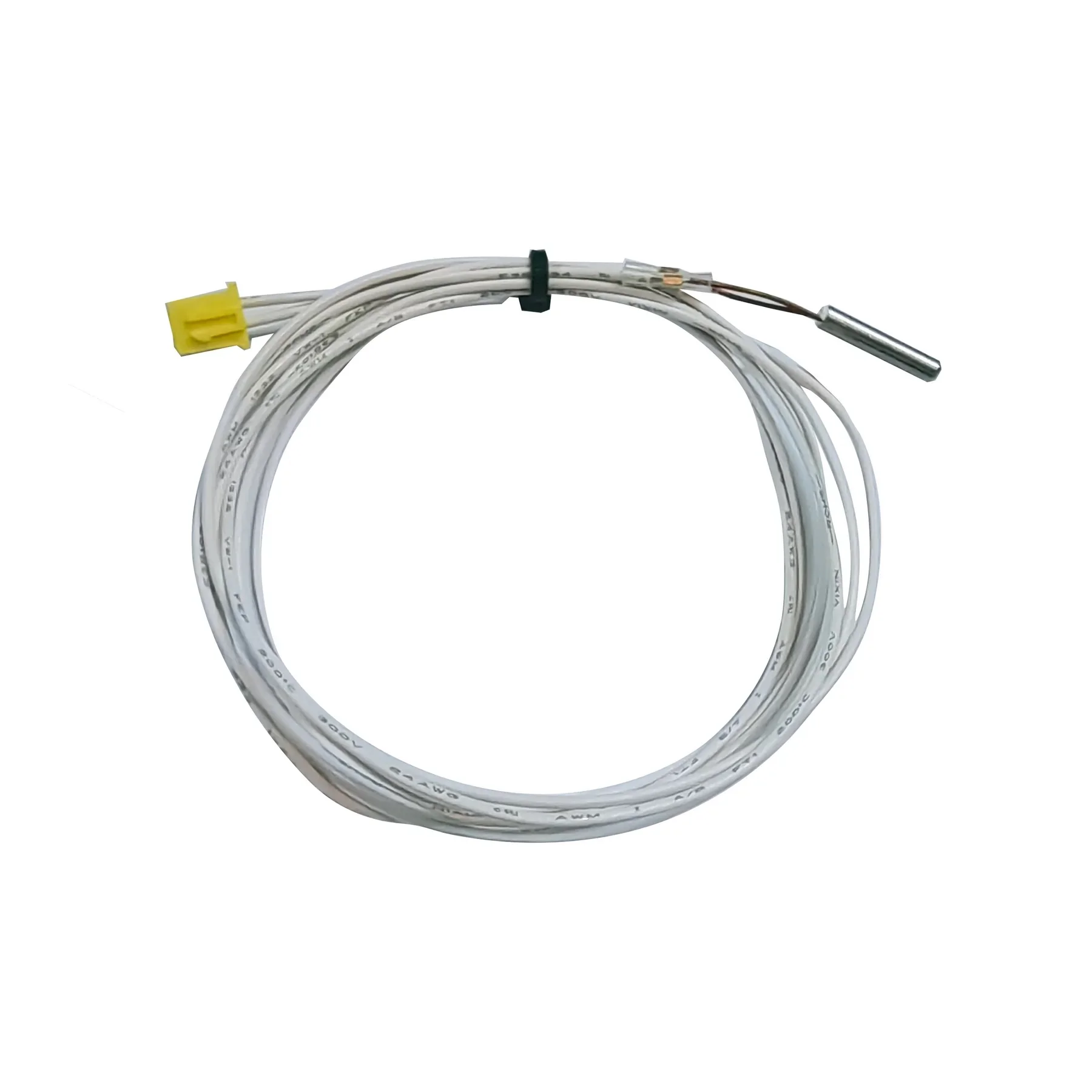 FLSUN-Sensor de temperatura de línea de termistor, cables blancos, impresora 3D Delta para boquilla Hotend, bloque de calor, piezas originales V400, 5 unidades por lote