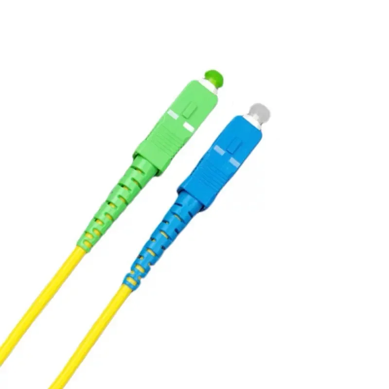 Cable de conexión óptico monomodo SC/APC-SC 1m 5m 10m 50m 100m simplex SM 30m 20m puente de fibra SCAPC G652D envío gratis ELINK - imagen 4
