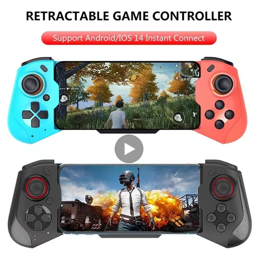 Controlador Bluetooth PUBG Móvil para iPhone y Android con Gatillos
