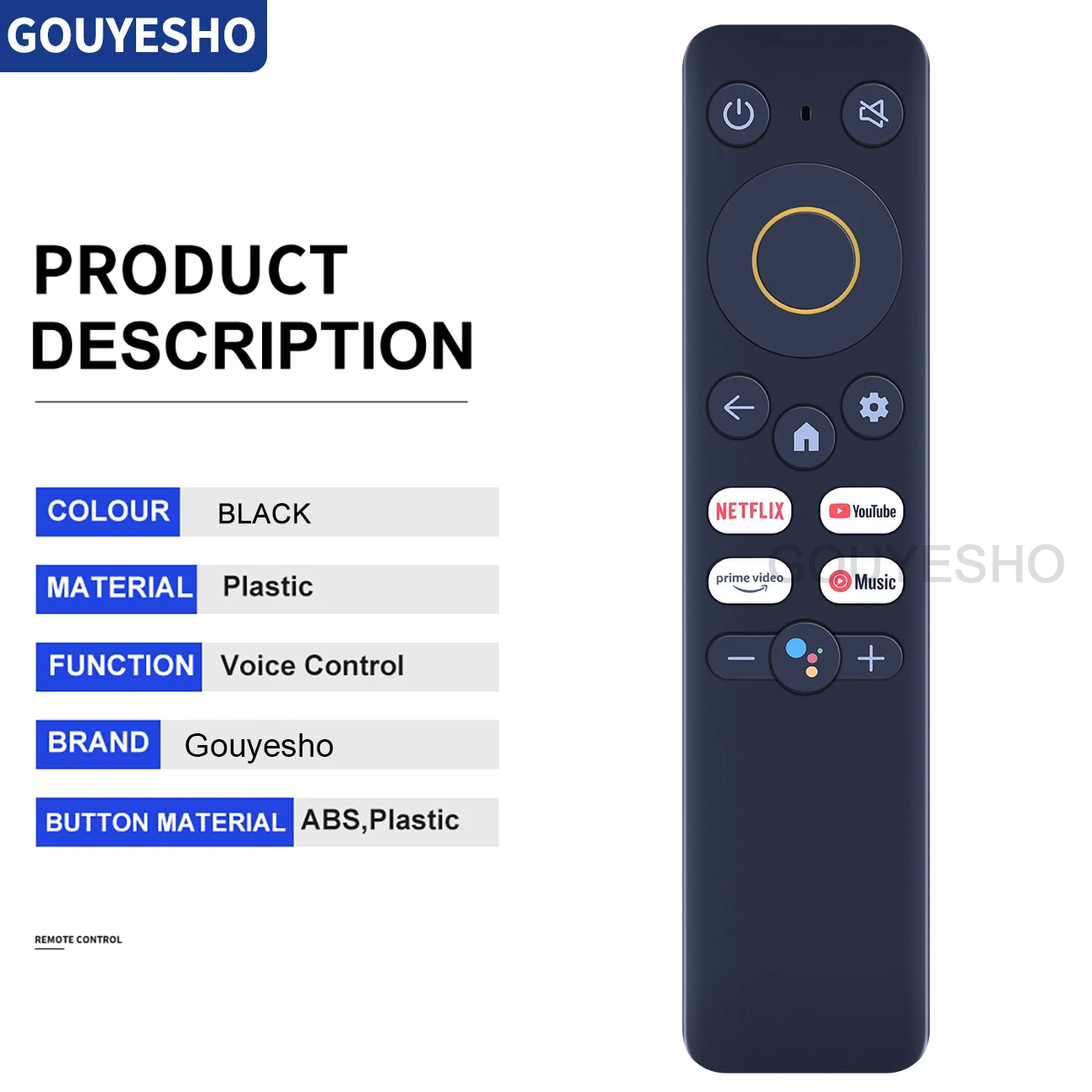 Mando a distancia CD20 Original por voz para Realme, TV Stick 4K, revisión inteligente para Google TV Stick, nuevo - imagen 5