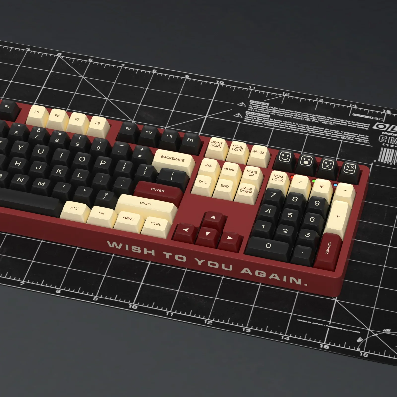 KBDiy SA-Juego de teclas PBT Rome, teclas de doble disparo para teclado mecánico de jugador, teclas personalizadas ISO 161, interruptores MX DIY