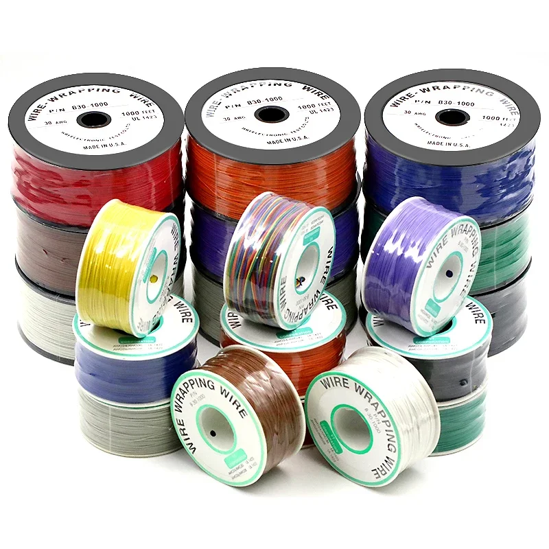 Placa de circuito de línea OK de 1 uds, cable volador, cable de conexión de soldadura de puente PCB 30 # 30AWG, cable de cobre de un solo núcleo - imagen 4