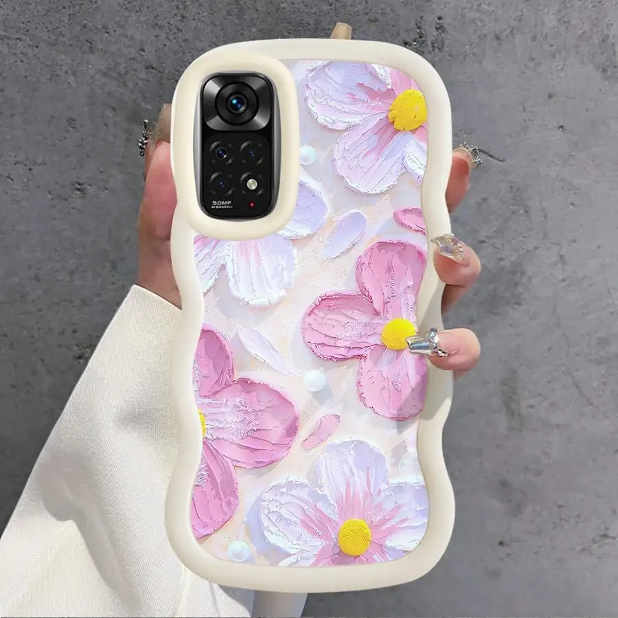 Funda de teléfono suave para Xiaomi Redmi A3 9T 10C A1 + A2 Plus 14C A5 13C 10A 9C 12C hermoso patrón de flores de dibujos animados - imagen 4