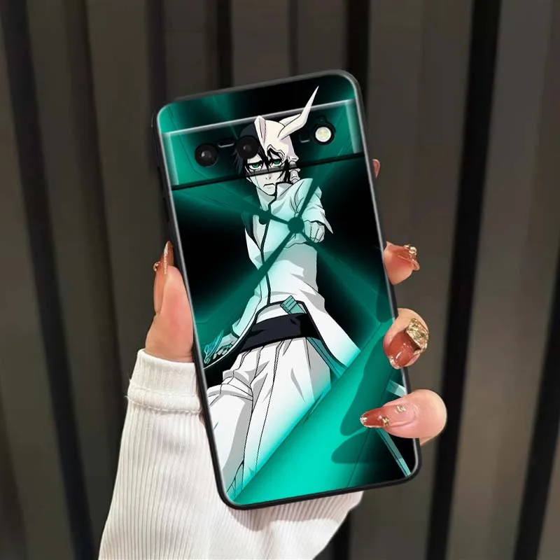 Anime b-blanque pasión fresco para Google Pixel 9a 9 8A 8 7 7A 6 6A Pro XL 2024 5G negro suave TPU funda de silicona para teléfono - imagen 3