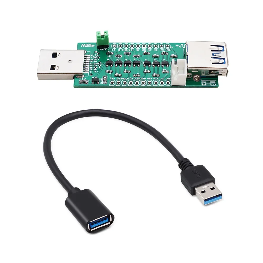Adaptador de controlador USB 3,0 SNAC, transportador de controlador de juego para DE10-Nano, MiSTerFPGA, Mister IO Board, GENSMS, SNES, TG16 - imagen 5