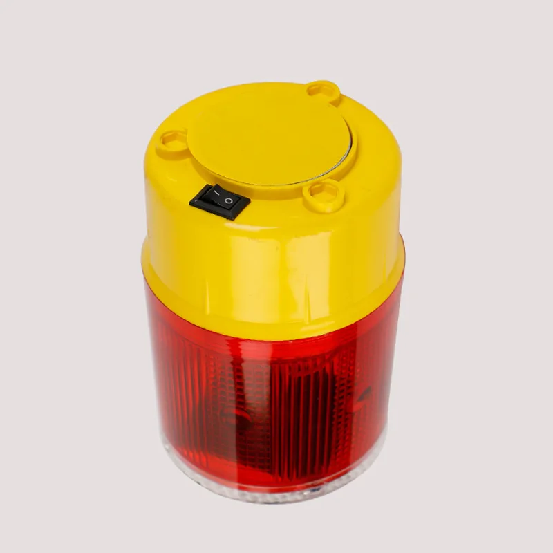 Lámpara estroboscópica de alarma, luz de advertencia LED, luz de advertencia LED intermitente, lámpara estroboscópica de alarma de seguridad de emergencia de energía Solar - imagen 3