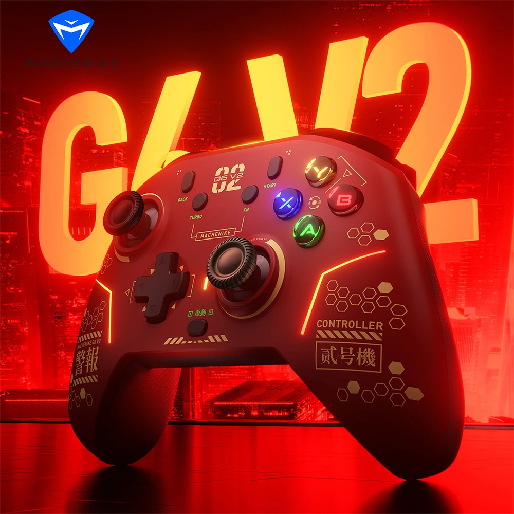 MACHENIKE G6V2 controlador de juego inalámbrico de tres modos para Nintendo Switch TMR Joystick Trigger Dual 1KHz velocidad de orinar 1200mAh - imagen 2