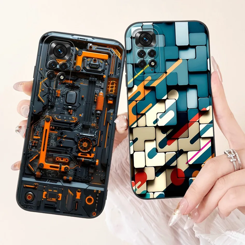 Para Xiaomi Redmi Note 11 Pro 5G Funda nueva Linda corona de dibujos animados gato conejo Funda a prueba de golpes para Redmi Note 11s Note11 Pro Plus Funda - imagen 4
