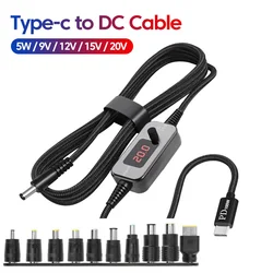 Cable USB-C a CC 100 W con Convertidor Elevador 5-20 V