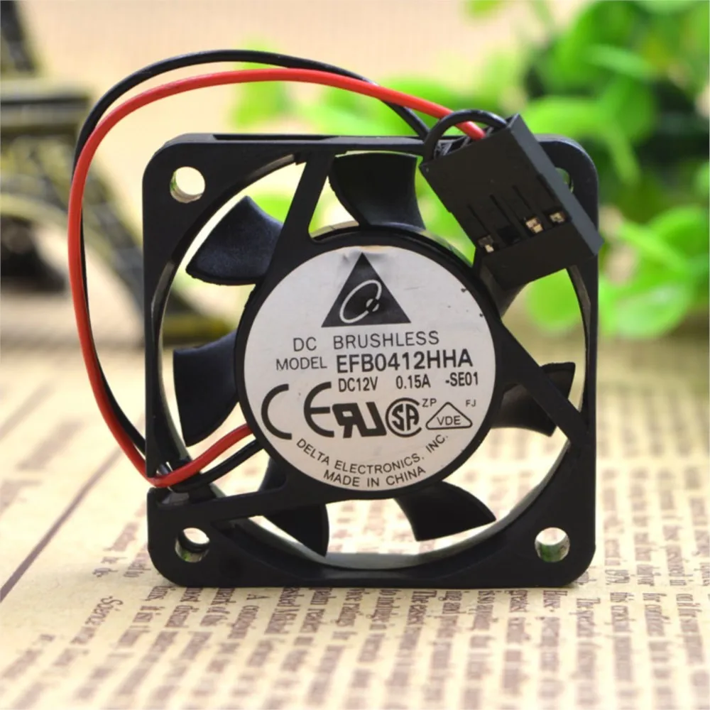 para servidor de ventilador de refrigeración de doble bola Delta 40mm EFB0412HHA 12V 0.15A 4CM, alta eficiencia - imagen 4