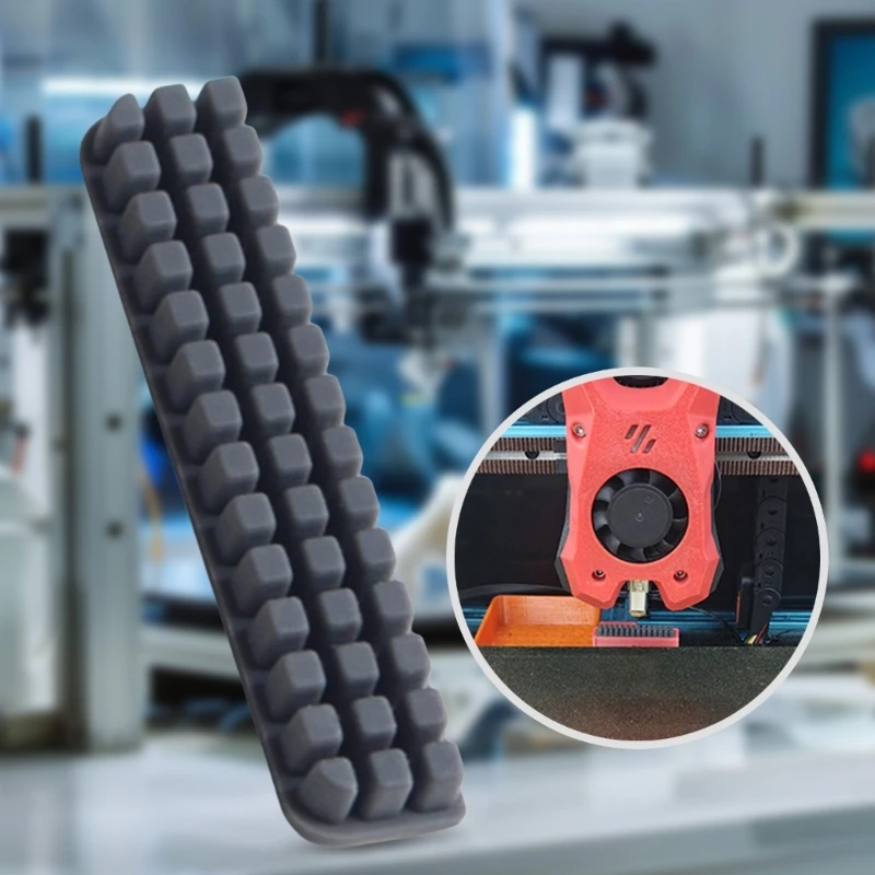 Cepillo de limpieza de boquilla extrusora eficaz para impresoras 3D VORON 2,4, herramienta de limpieza de cerdas de Material de silicona de larga duración - imagen 4