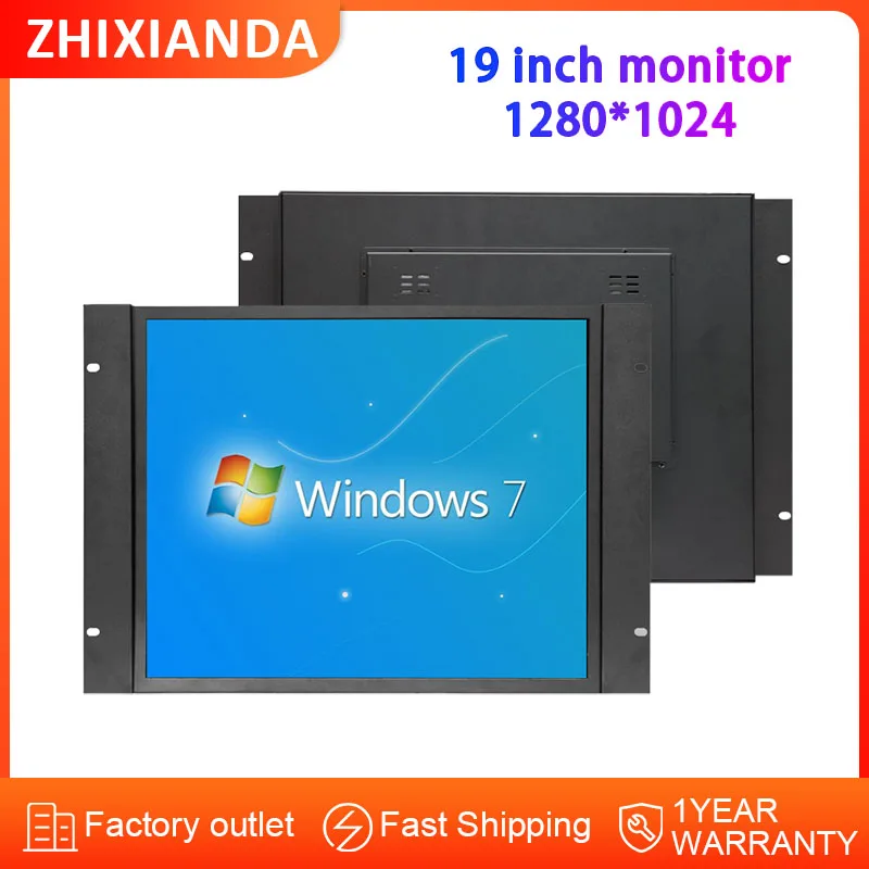 Zhixianda Monitor Táctil 19'' 1280x1024 4:3 VGA HDMI DVI USB - imagen 2