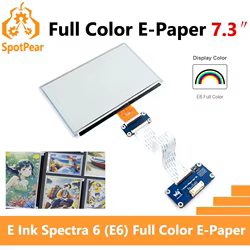 Pantalla ePaper SPI 7,3 pulgadas, 6 colores, 800 x 480