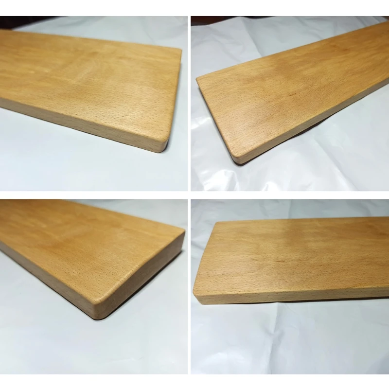 Reposamuñecas Con Teclado mecánico de madera de haya con alfombrilla antideslizante, almohadilla ergonómica para muñeca de escritorio, soporte 61 87 104 teclas