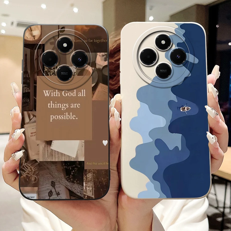 Para Xiaomi Redmi 14C funda Poco C75 nueva moda patrón pintado cubierta suave TPU funda de teléfono para Xiaomi Poco C75 Redmi 14C 14R Shell - imagen 4