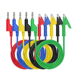 Cables de prueba Banana apilables para multímetro 4 mm 1000 V
