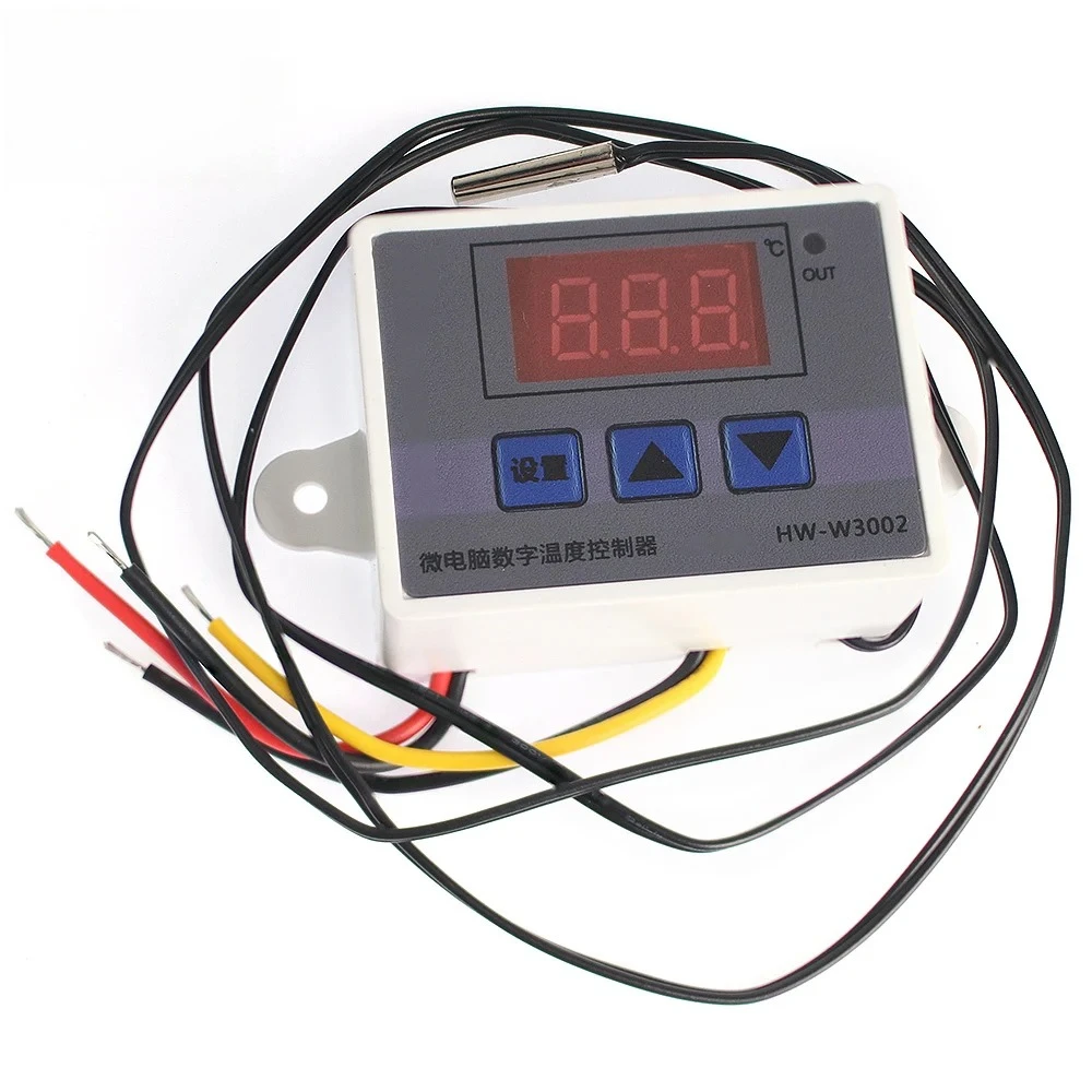 Controlador de temperatura LED Digital XH-W3002 W3002 12V 24V 220V pantalla LED termostato interruptor termómetro nuevo termorregulador - imagen 5