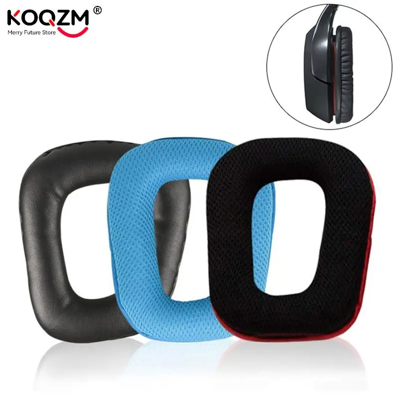 Almohadillas para los oídos para Logitech G35, G430, G432, G332, G930, F450, accesorios para auriculares, 2 uds.