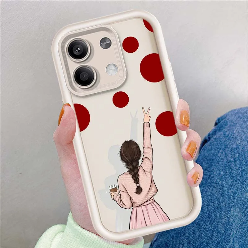 Como las chicas lindas para Redmi Note 14 13 12 11 12R 12R 11T Pro Speed Plus 5G Eye Ladder funda de teléfono - imagen 3