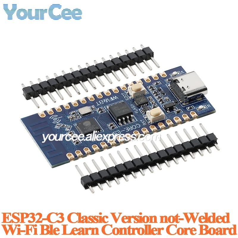 2 uds/1 unidad ESP32-C3 ESP32C3 Wi-Fi programación Ble inalámbrica aprender controlador módulo de placa de desarrollo central 4MB SPI UART 12Bit ADC - imagen 5